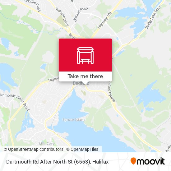 Dartmouth Rd After North St (6553) map