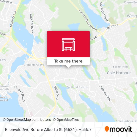 Ellenvale Ave Before Alberta St (6631) map