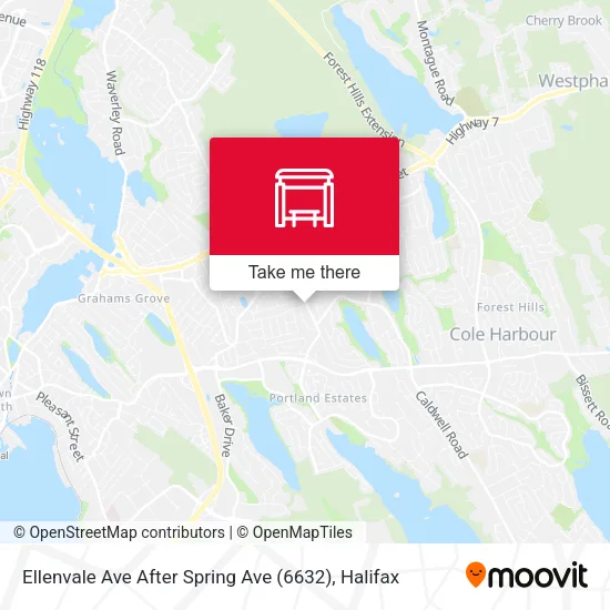 Ellenvale Ave After Spring Ave (6632) map
