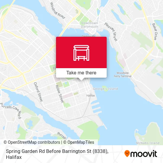 Spring Garden Rd Before Barrington St (8338) map
