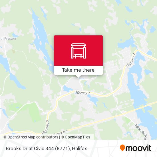 Brooks Dr at Civic 344 (8771) map