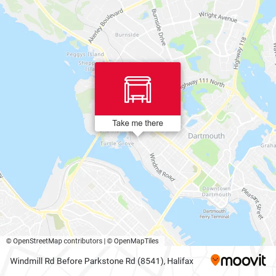 Windmill Rd Before Parkstone Rd (8541) map
