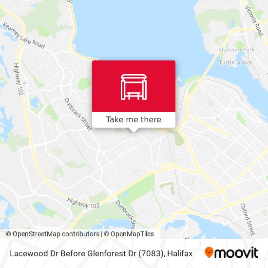 Lacewood Dr Before Glenforest Dr (7083) map