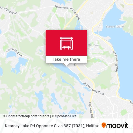 Kearney Lake Rd Opposite Civic 387 (7031) map