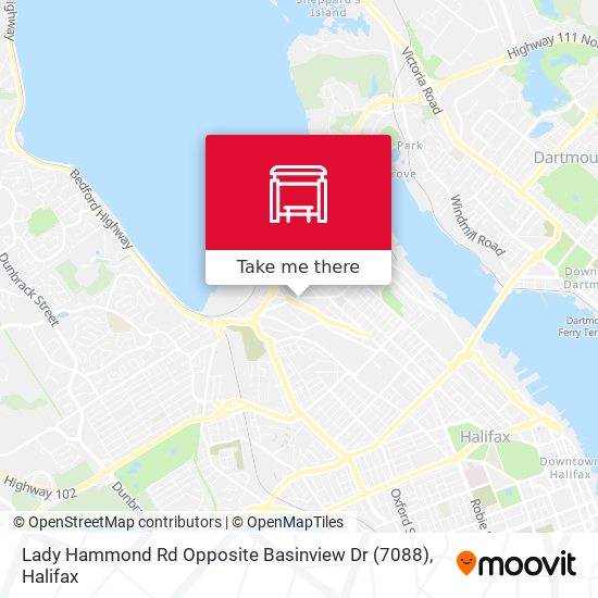 Lady Hammond Rd Opposite Basinview Dr (7088) map