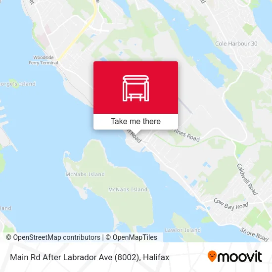 Main Rd After Labrador Ave (8002) map
