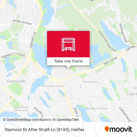 Raymoor Dr After Strath Ln (8160) map