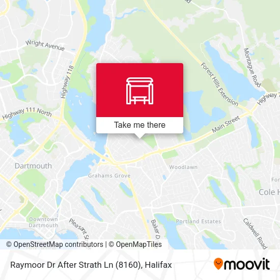 Raymoor Dr After Strath Ln (8160) map