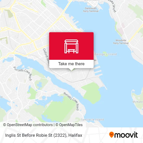 Inglis St Before Robie St (2322) map