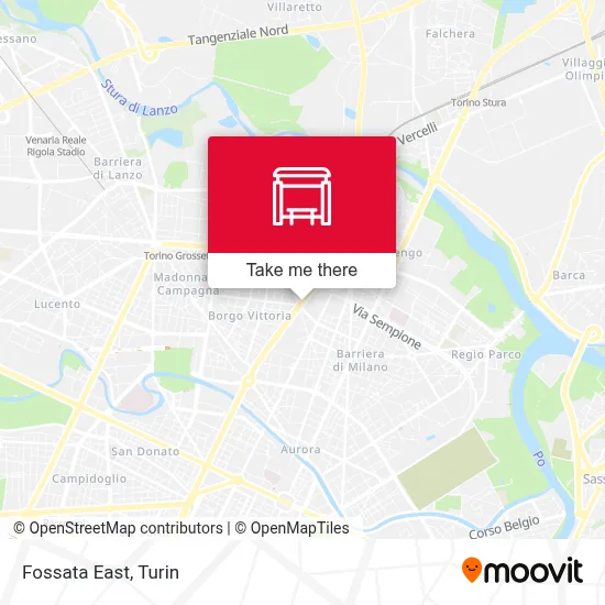 Fossata East map