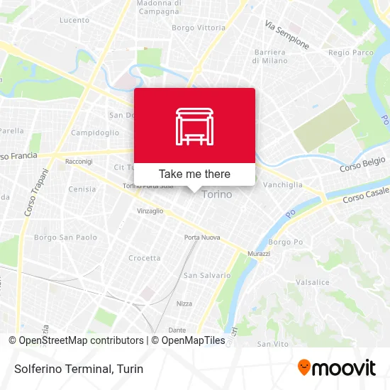 Solferino Terminal map