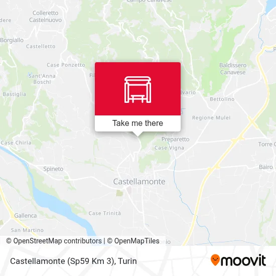 Castellamonte (Sp59 Km 3) map