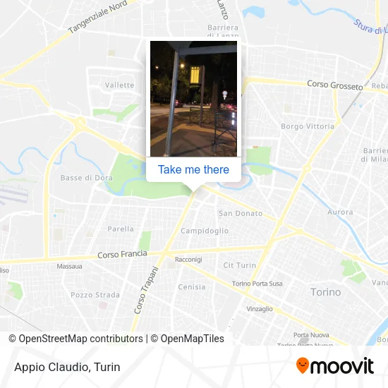 Appio Claudio map