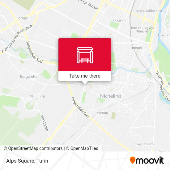 Alps Square map