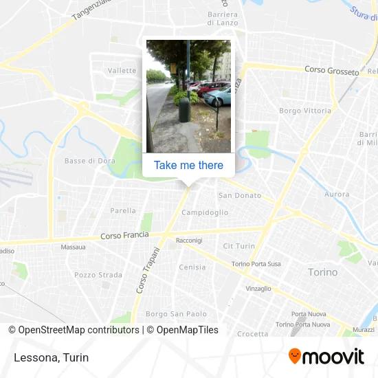 Lessona map