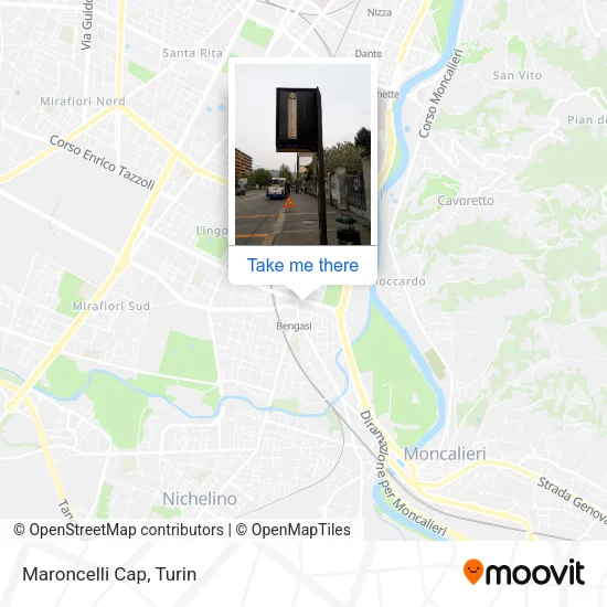 Maroncelli Terminal map