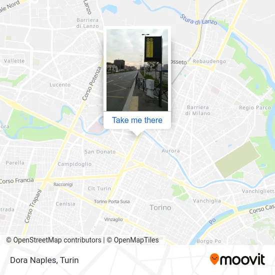 Dora Naples map
