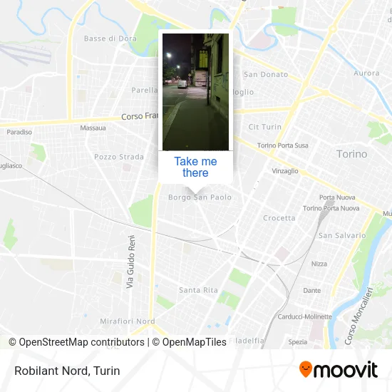 Robilant Nord map