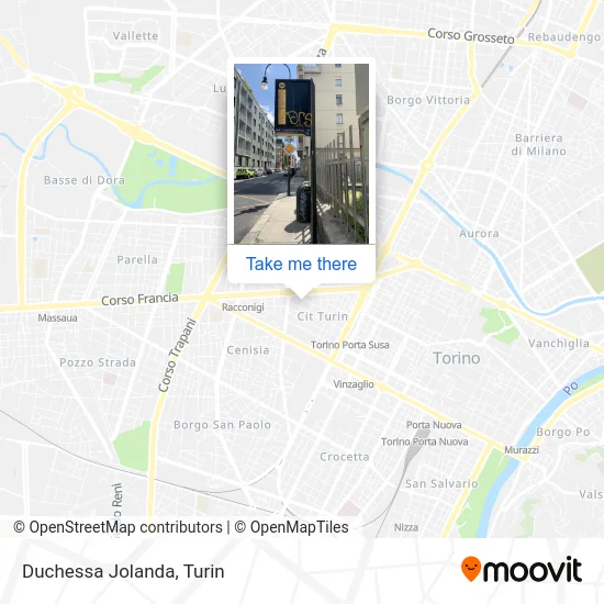 Duchessa Jolanda map