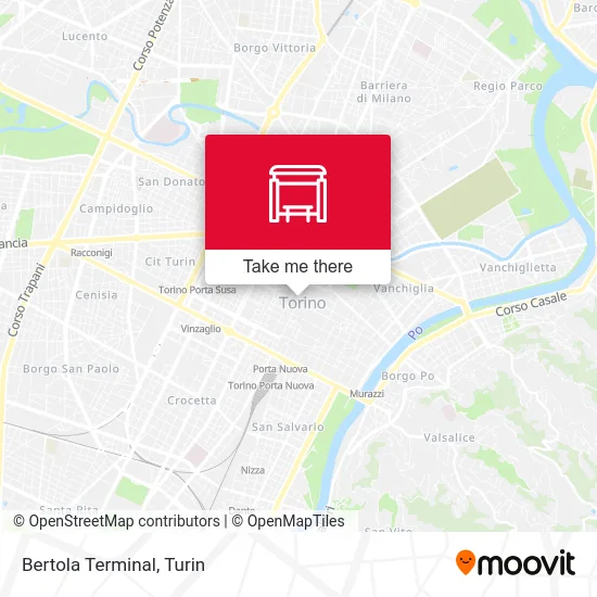 Bertola Terminal map