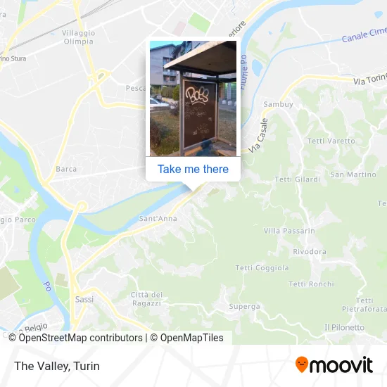 The Valley map