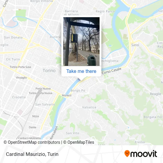 Cardinal Maurizio map