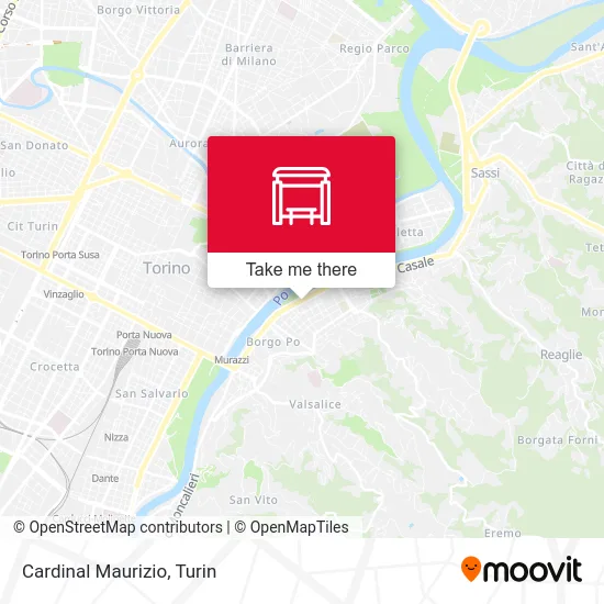 Cardinal Maurizio map