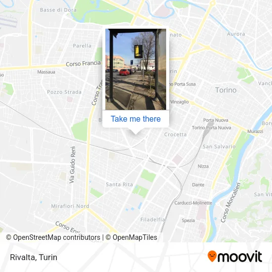 Rivalta map