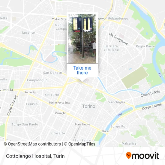 Cottolengo Hospital map