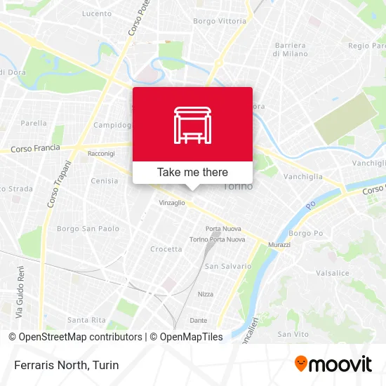 Ferraris North map