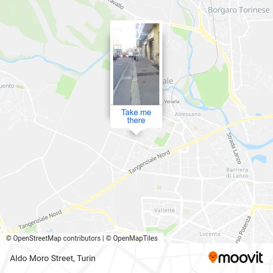 Aldo Moro Street map