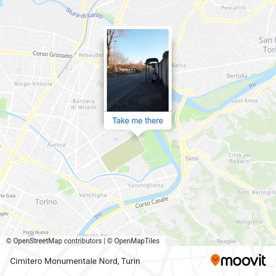 Cimitero Monumentale Nord map