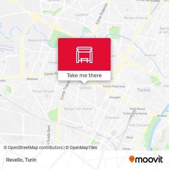 Revello map