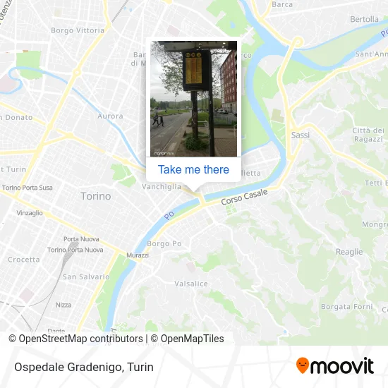 Gradenigo Hospital map