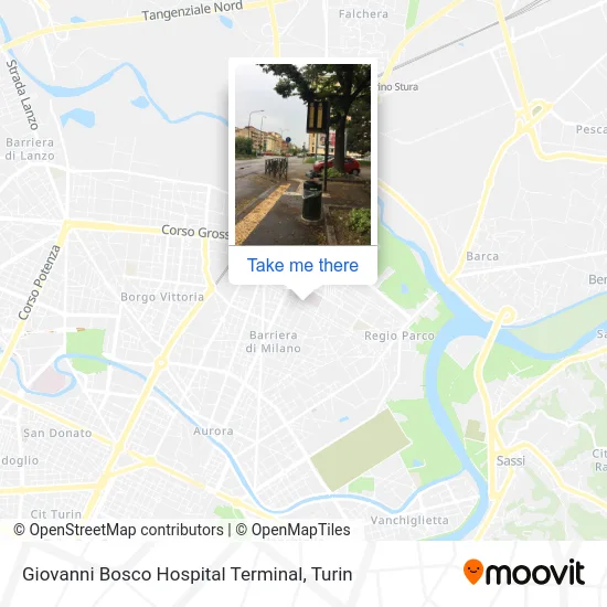 Giovanni Bosco Hospital Terminal map
