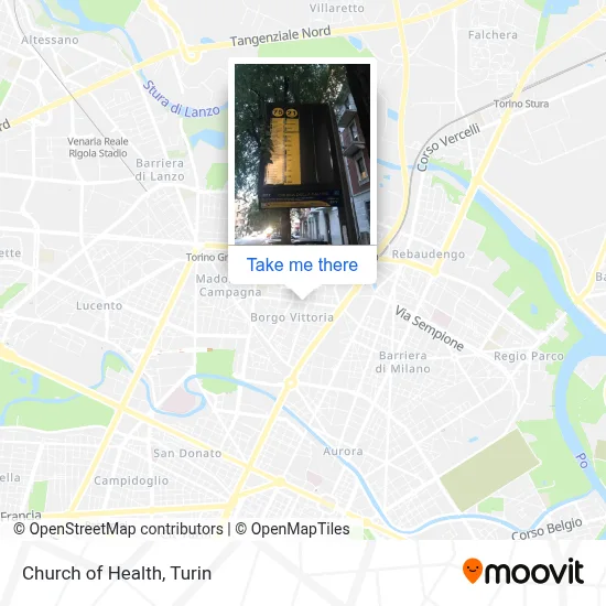 Church of Health map