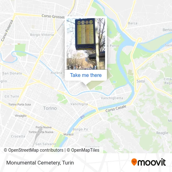 Monumental Cemetery map