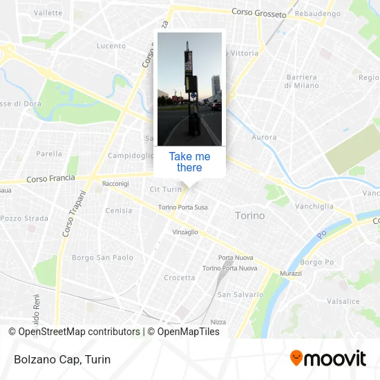 Bolzano Terminal map