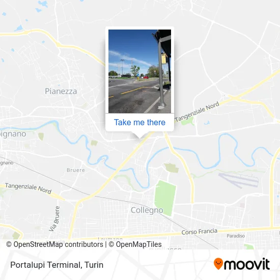 Portalupi Terminal map