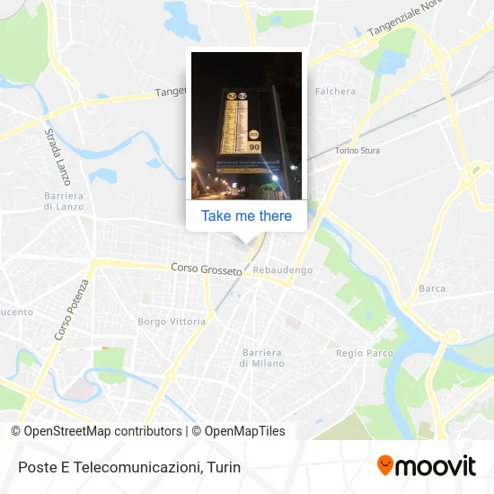 Post and Telecommunications map