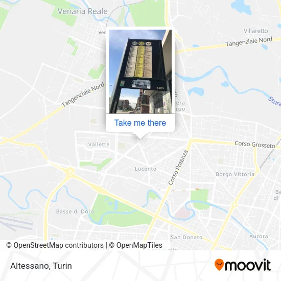 Altessano map