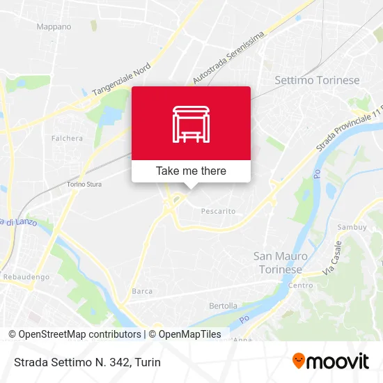 Strada Settimo N. 342 map