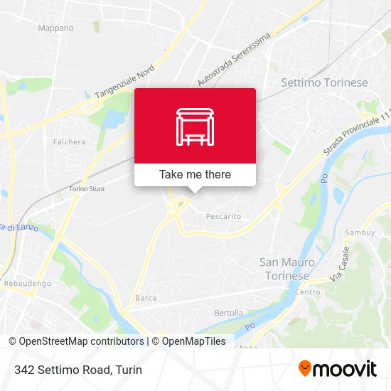 342 Settimo Road map