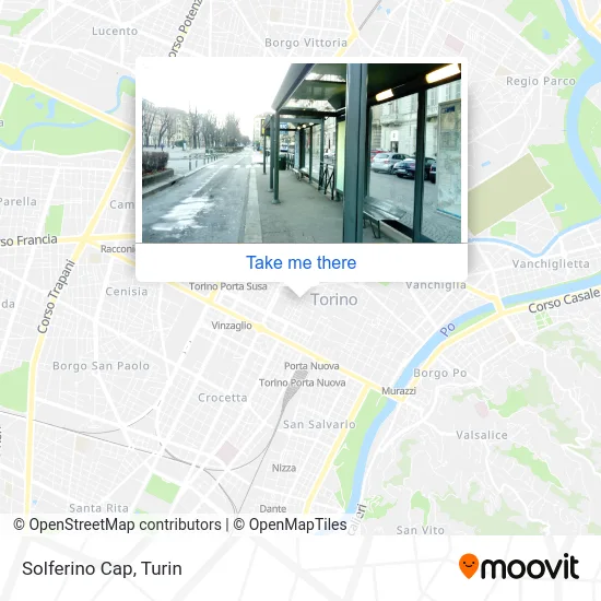 Solferino Terminal map