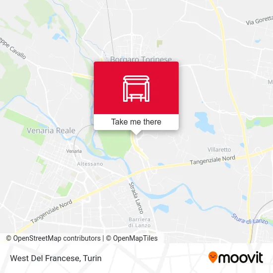 West Del Francese map