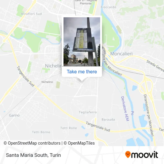 Santa Maria South map