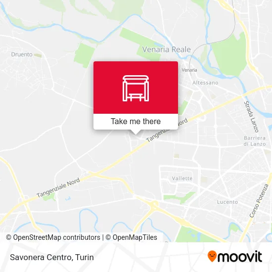 Savonera Centro map