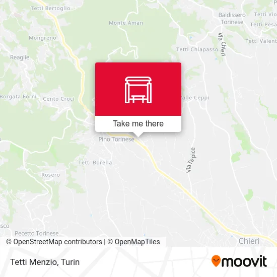 Tetti Menzio map