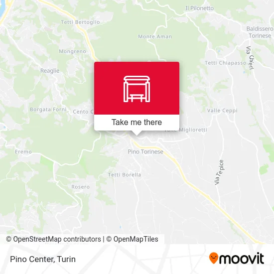 Pino Center map