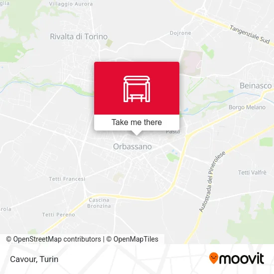 Cavour map